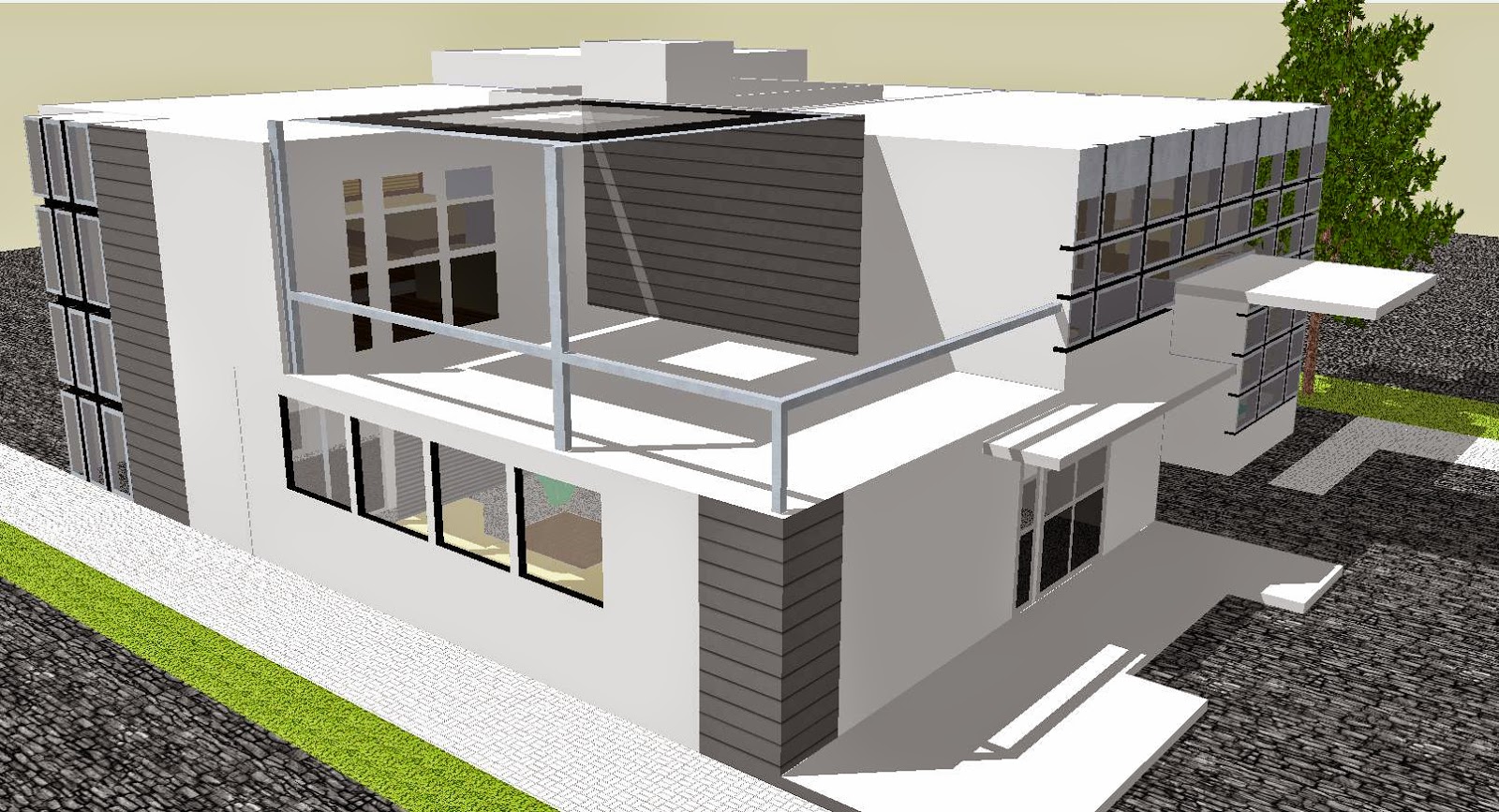 google sketchup house design